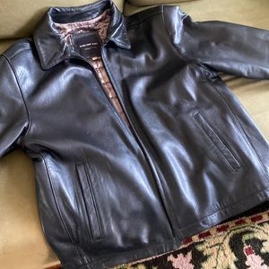 Buttery soft fine leather men’s Jacket.